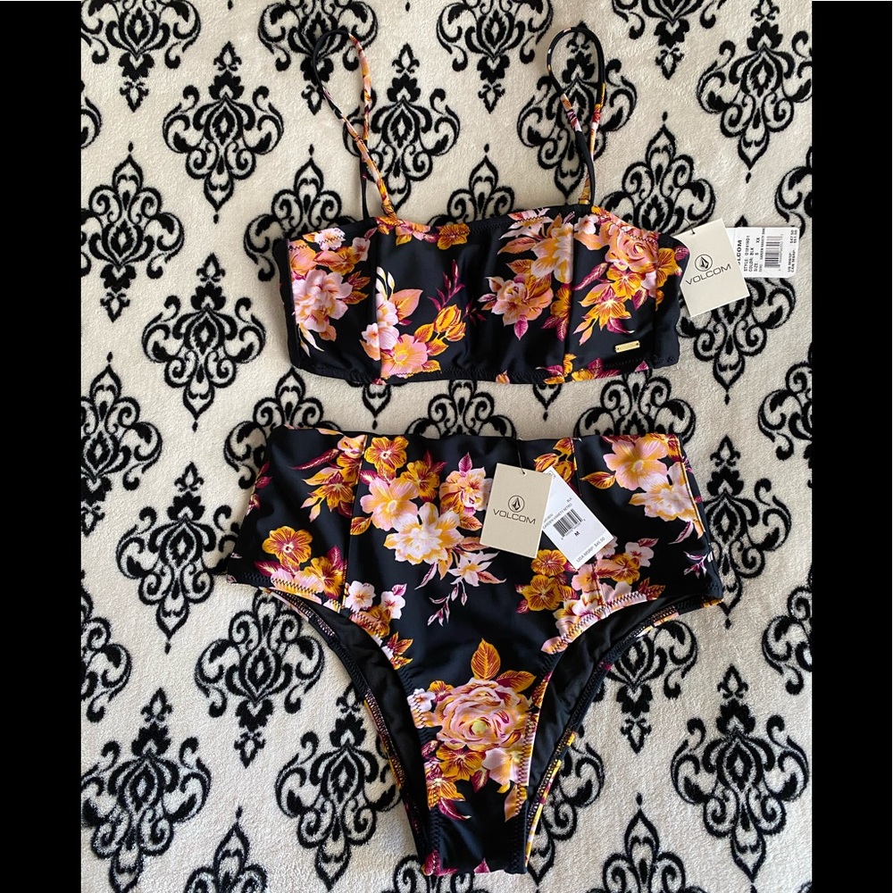 Volcom Matching Garden Variety High Waisted Bikini